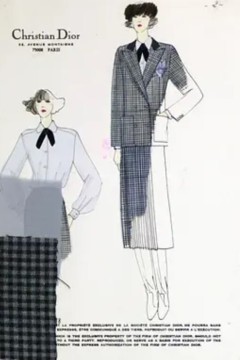 克里斯汀·迪奥的设计图