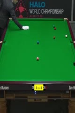 斯诺克世锦赛资格赛96进64及64进32阿尔菲·博登4-10伊安·伯恩斯(第二阶段)20250413