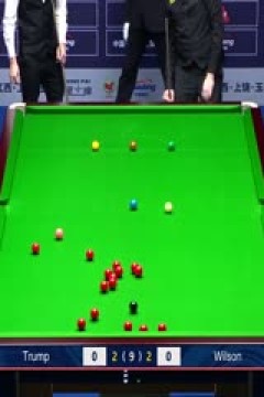 斯诺克世界公开赛四分之一决赛贾德·特鲁姆普5-2凯伦·威尔逊20240322(李照)