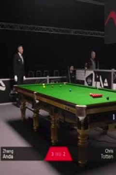 2025斯诺克国际锦标赛资格赛张安达6-3克里斯·托顿20251002