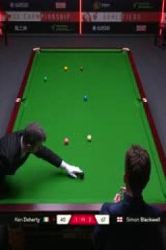 斯诺克英锦赛资格赛144进112肯·达赫迪3-6西蒙·布莱克威尔20251123