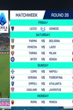 意甲联赛 莱切VS乌迪内斯 20250222