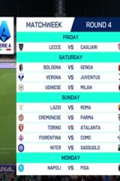 意甲联赛 佛罗伦萨VS那不勒斯 20250914