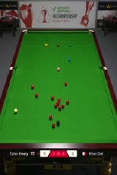 斯诺克英锦赛资格赛迪伦·埃默里6-1布莱恩·西尼20251122
