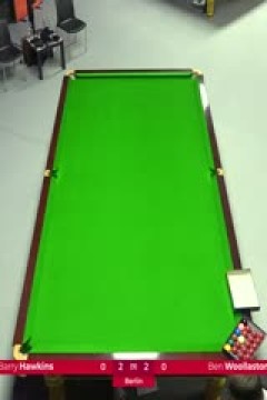 斯诺克德国大师赛32进16巴里·霍金斯5-3本·沃拉斯顿20250130