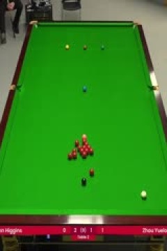 2024斯诺克德国大师赛约翰·希金斯5-3周跃龙20240131(李照)