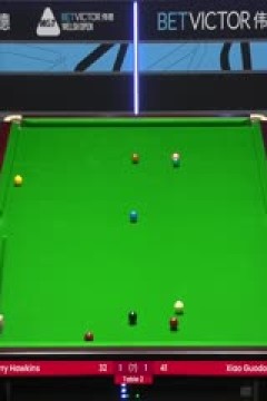 斯诺克威尔士公开赛肖国栋3-4巴里·霍金斯20240213