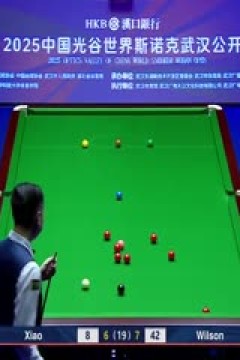 2025斯诺克武汉公开赛决赛肖国栋10-9加里·威尔逊(第二阶段)(秦正、蔡剑忠)(50帧原画)20250830
