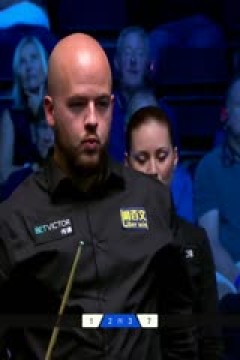 2025斯诺克英格兰公开赛四分之一决赛周跃龙5-4卢卡·布雷切尔20250919