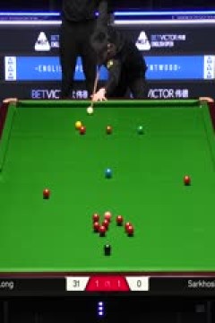 2025斯诺克英格兰公开赛龙泽煌2-4阿米尔·萨克霍什20250913