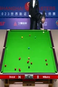 斯诺克卢卡·布雷切尔6-4马克·威廉姆斯20230913