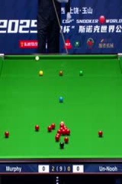 斯诺克玉山世界公开赛32进16塔猜亚·乌努0-5肖恩·墨菲20250225