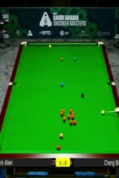 2025斯诺克沙特大师赛32进16马克·艾伦4-5常冰玉20250813