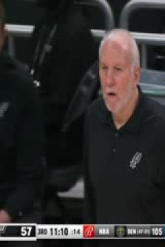 NBA常规赛 篮网VS马刺 20240318