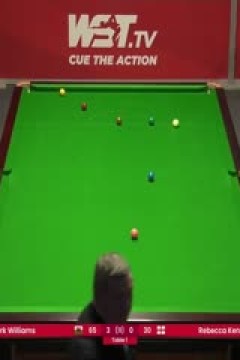 斯诺克马克·威廉姆斯6-0丽贝卡·肯纳20230921(李照)