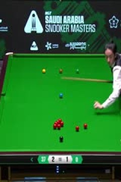 2025斯诺克沙特大师赛第四轮(48进32)吴宜泽5-1马修·史蒂文斯20250812