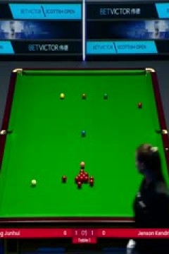 2023斯诺克苏格兰公开赛简森·肯德里克1-4丁俊晖20231212