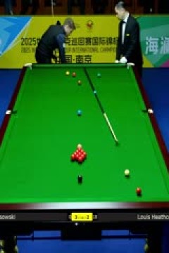 2025斯诺克国际锦标赛64进32路易·希斯科特4-6杰克·利索夫斯基20251103