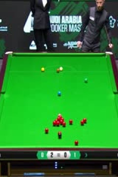 2025斯诺克沙特大师赛32进16罗尼·奥沙利文5-0乔·奥康纳20250813