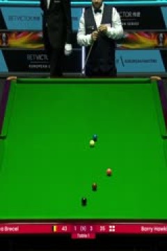 斯诺克巴里·霍金斯5-4卢卡·布雷塞尔20230825(李照)