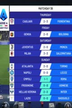 意甲联赛 恩波利VS罗马 20240527