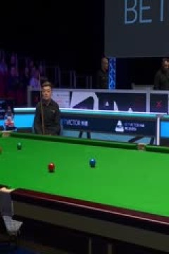 斯诺克威尔士公开赛田鹏飞1-4约翰·希金斯20240213