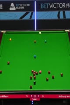 斯诺克威尔士公开赛加里·威尔逊5-0安东尼·麦克吉尔20240216