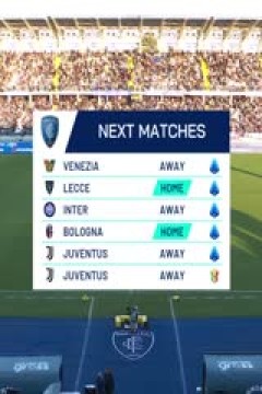 意甲联赛 恩波利VS热那亚 20241228