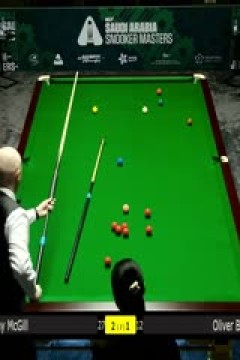 2025斯诺克沙特大师赛第二轮(112进80)安东尼·麦克吉尔4-1奥利弗·布朗20250809