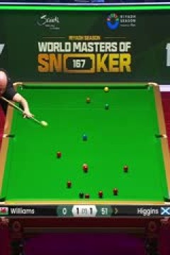 2024斯诺克利雅得世界大师赛马克·威廉姆斯2-4希金斯20240304(李照)