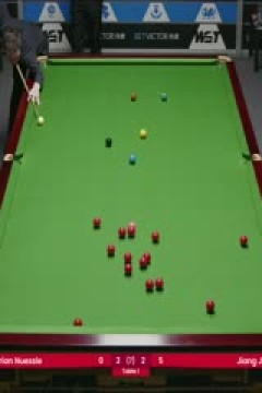 斯诺克威尔士公开赛资格赛江俊3-4弗洛里安·努斯勒20250205