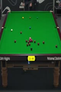 斯诺克威尔士公开赛约翰·希金斯4-0穆罕默德·易卜拉欣20240212