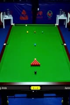 2025斯诺克武汉公开赛16进8张安达5-4亚伦·希尔20250827