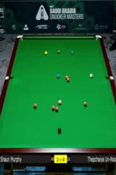 2025斯诺克沙特大师赛32进16肖恩·墨菲5-1塔猜亚·乌努20250812