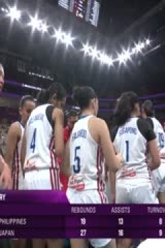 女篮亚洲杯小组赛 菲律宾VS日本 20250714
