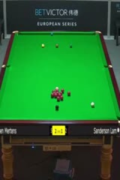 斯诺克本·米尔滕斯5-3林杉峰20230823