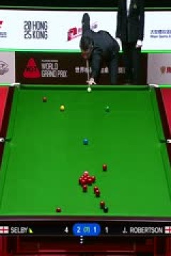 斯诺克世界大奖赛16进8吉米·罗伯逊2-4马克·塞尔比20250306