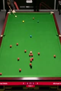 斯诺克威尔士公开赛资格赛丹尼尔·威尔斯1-4迈克尔·霍尔特20250205