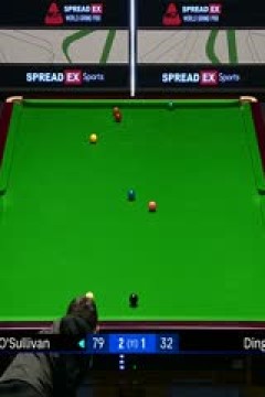 2024斯诺克世界大奖赛丁俊晖1-6奥沙利文20240120