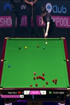 斯诺克单局限时赛64进32袁思俊14-9法拉赫·阿贾布20251213