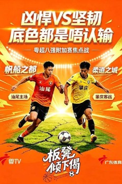 广东省城市足球超级联赛八强附加赛(第一回合)全场回放：汕尾VS肇庆